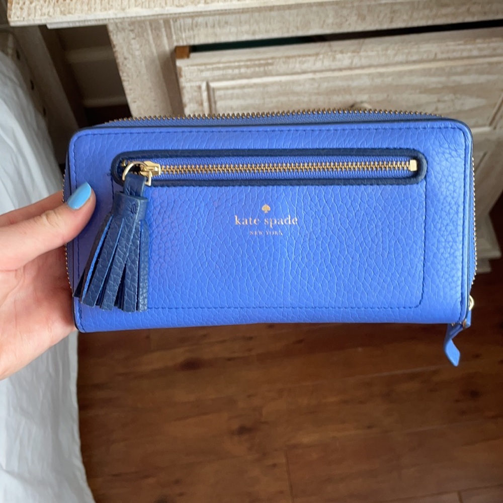 Beautiful Blue Kate Spade Wallet
